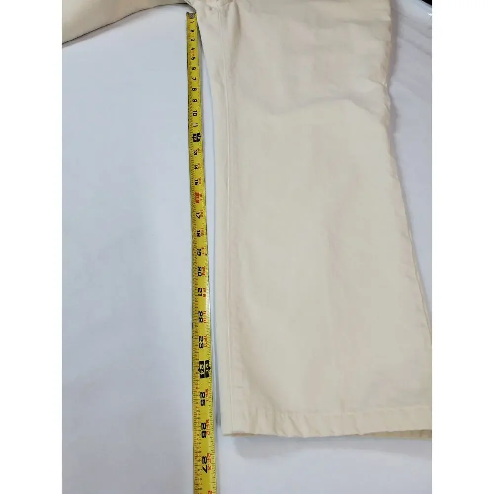 Reyn‎ Spooner Pants Mens 36 Chino Cotton Preppy Cream Hawaiian Vacation Cotton